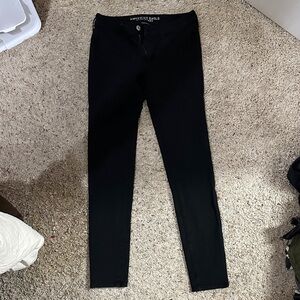 American eagle black jeggings